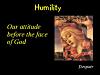 Attitude before God